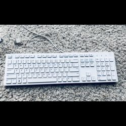 Dell Keyboard Wired USB Dell Keyboard White 