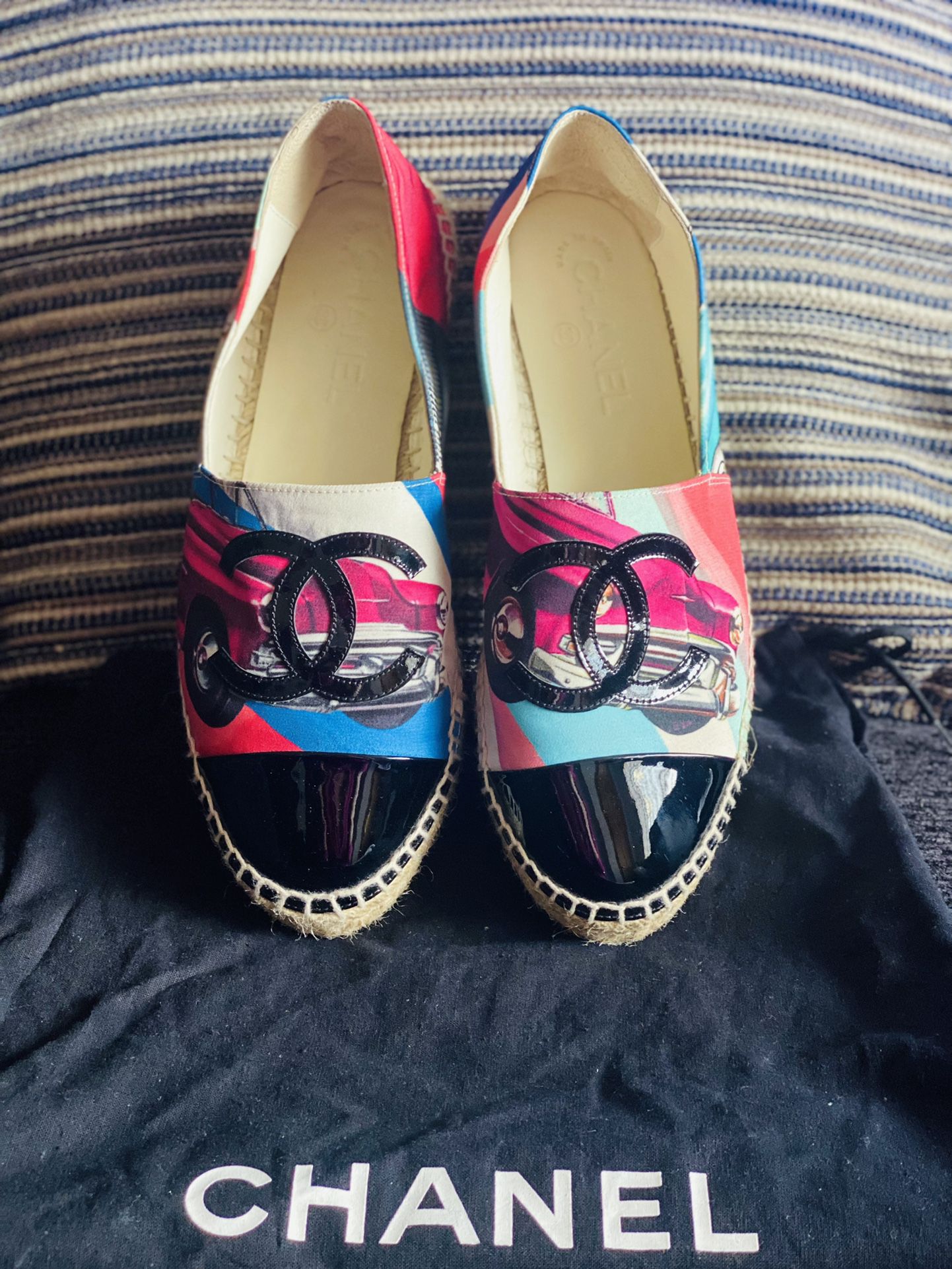 Authentic Chanel espadrilles 38 Give Me An Offer ! for Sale in