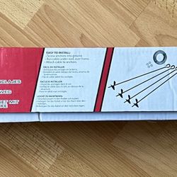 SHED SECURED , Tents, Dog Houses…NEW Auger Anchor Kit $50