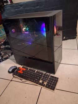 Gaming pc work very good 1tb hd 16gb  Corsair ram keyboard and mouse