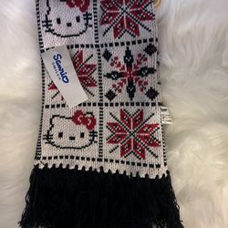 Hello Kitty Scarf & Mitten Setter Material.  
