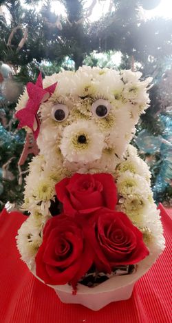 Flowes teddy bear 🧸