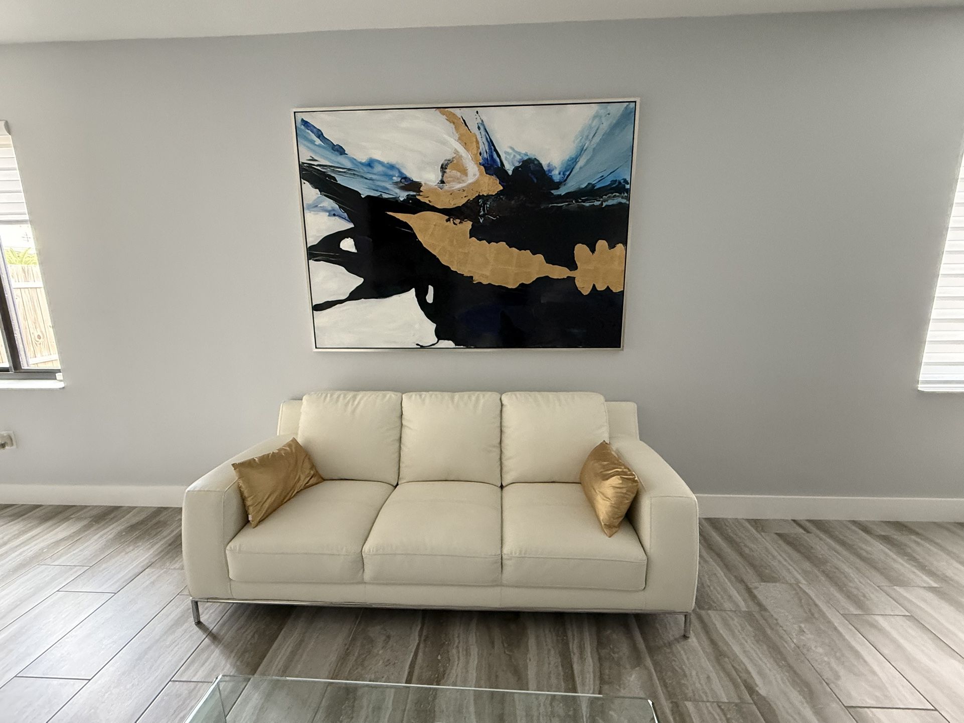 White Sofa From Dorado furniture