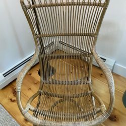 Sika Monet Antique Rattan High Back Chair