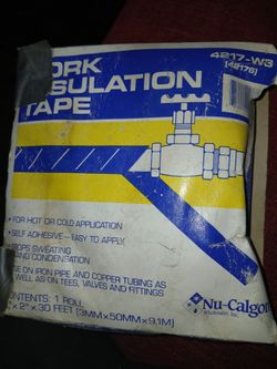 Nu-Calgon 4217-W3 Premium Cork Insulation Tape