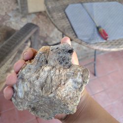 Mica huge piece visible