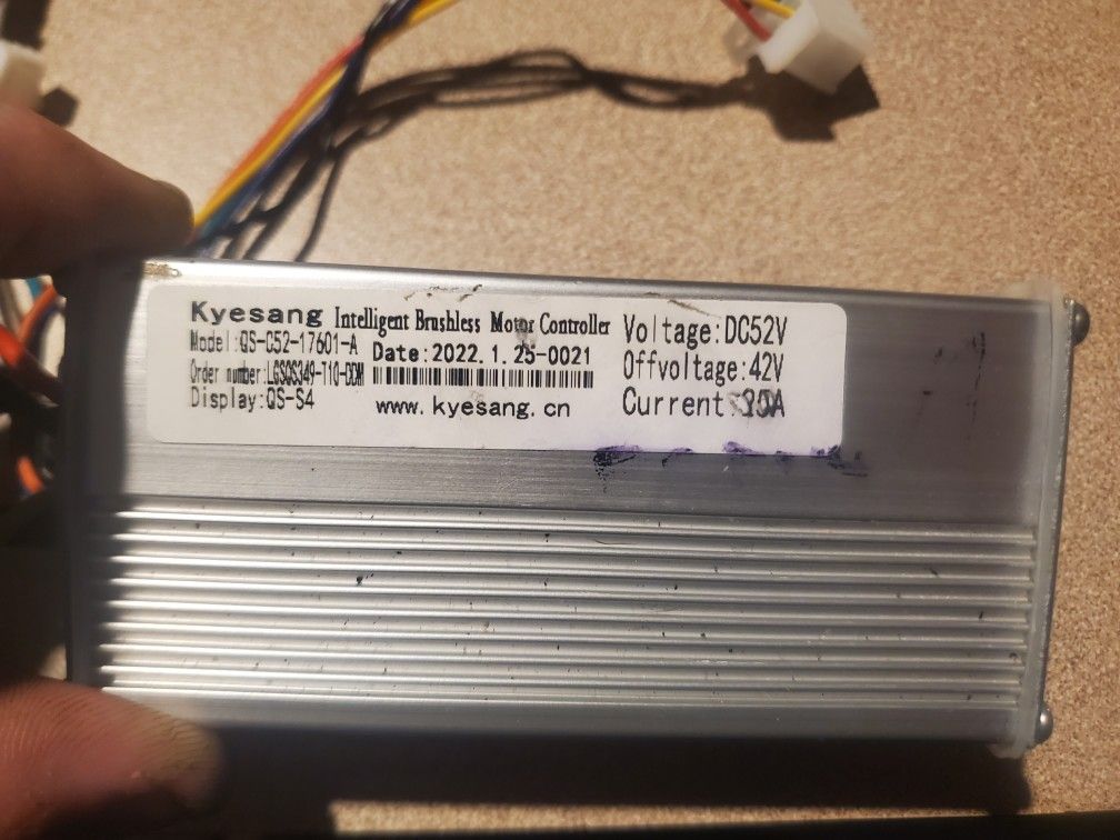 Kyesong Intelligent Brushless Motor Controller 52v 25amp