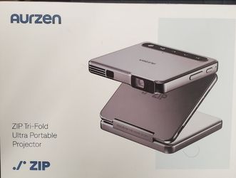 Aurzen ZIP Tri-Fold Ultra Portable Projector
