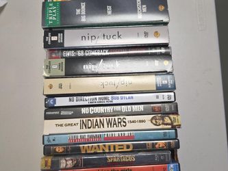 19 DVD & Blu-ray Lot – Nip/Tuck Seasons, Elvis, Bob Dylan, Star Trek & More