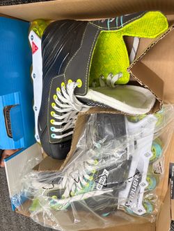 LIKE NEW Bauer XRS Rollerblades Size 10 – Worn Once! $429 Retail + Original Box