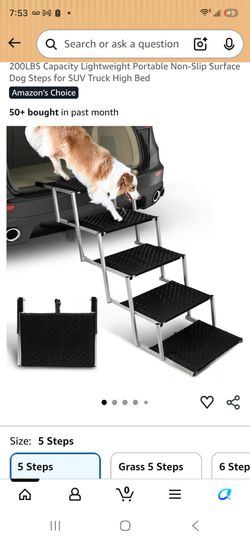 Foldable dog stairs