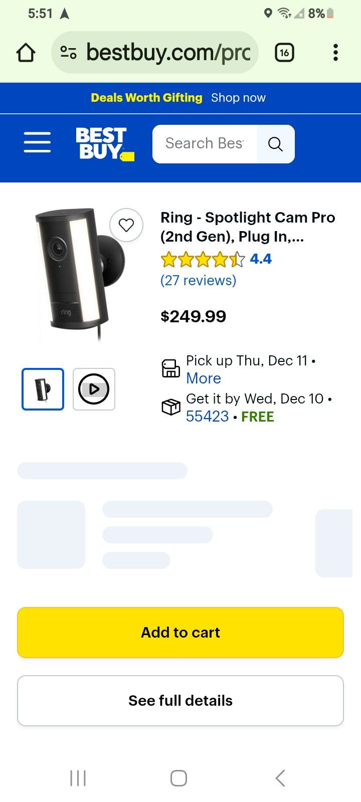 Ring Spotlight Cam Pro 2nd Gen