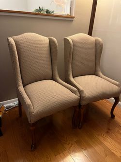 Recently Newly Upholstered dining chair set