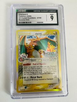 Charizard Delta Species 4/100 Crystal Guardians Reverse Holo CGC9
