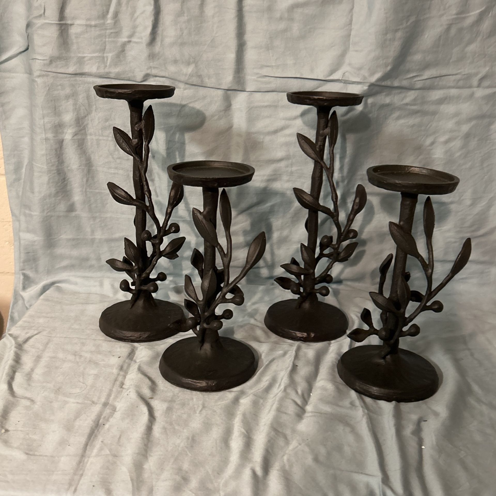 Cancel Pillars : Two 12” & Two 9” Metal