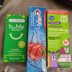 Free Bubly Seltzer, Toothpaste, Allergy Meds