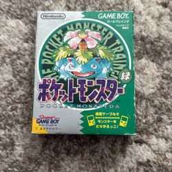 Japanese Pokemon Green For Nintendo Gameboy