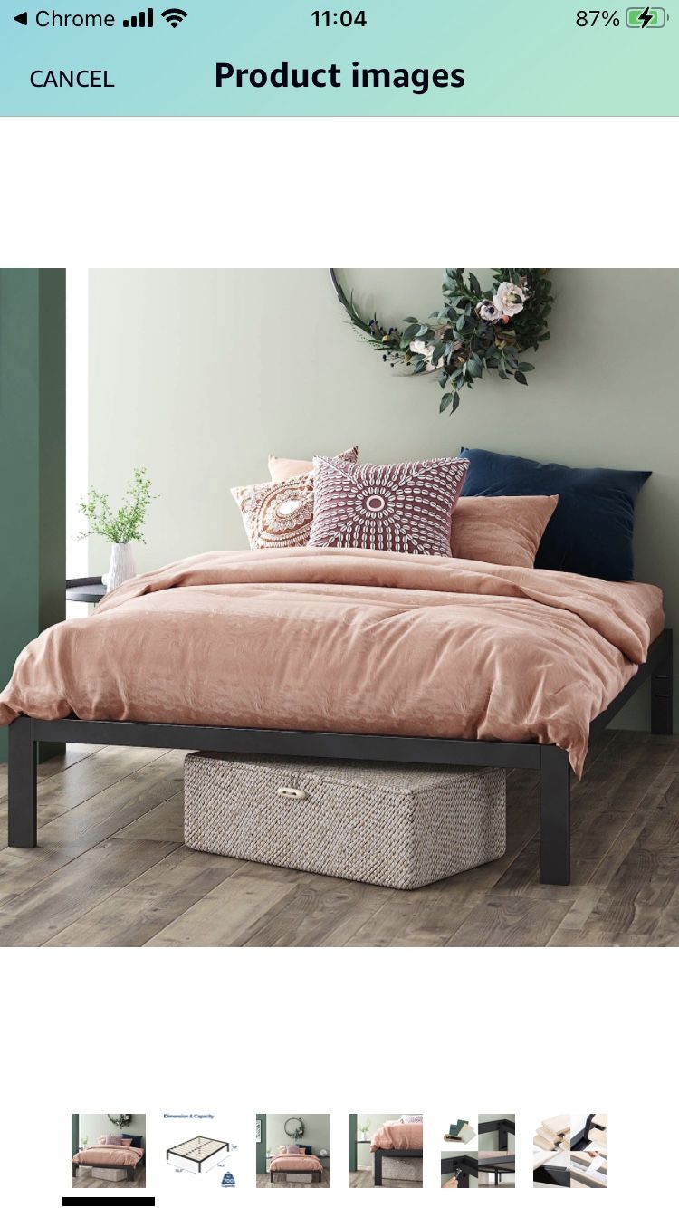 New Full Size Platform Bed Frame