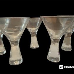 Gorgeous Retro Martini Glasses