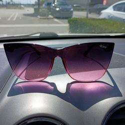 QUAY pink and purple tint sunglasses