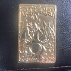 23 Kt Gold Plated Charizard
