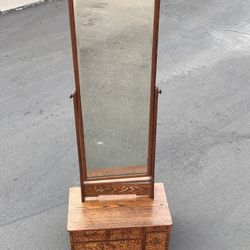 Make Up Mirror-mid Century 
