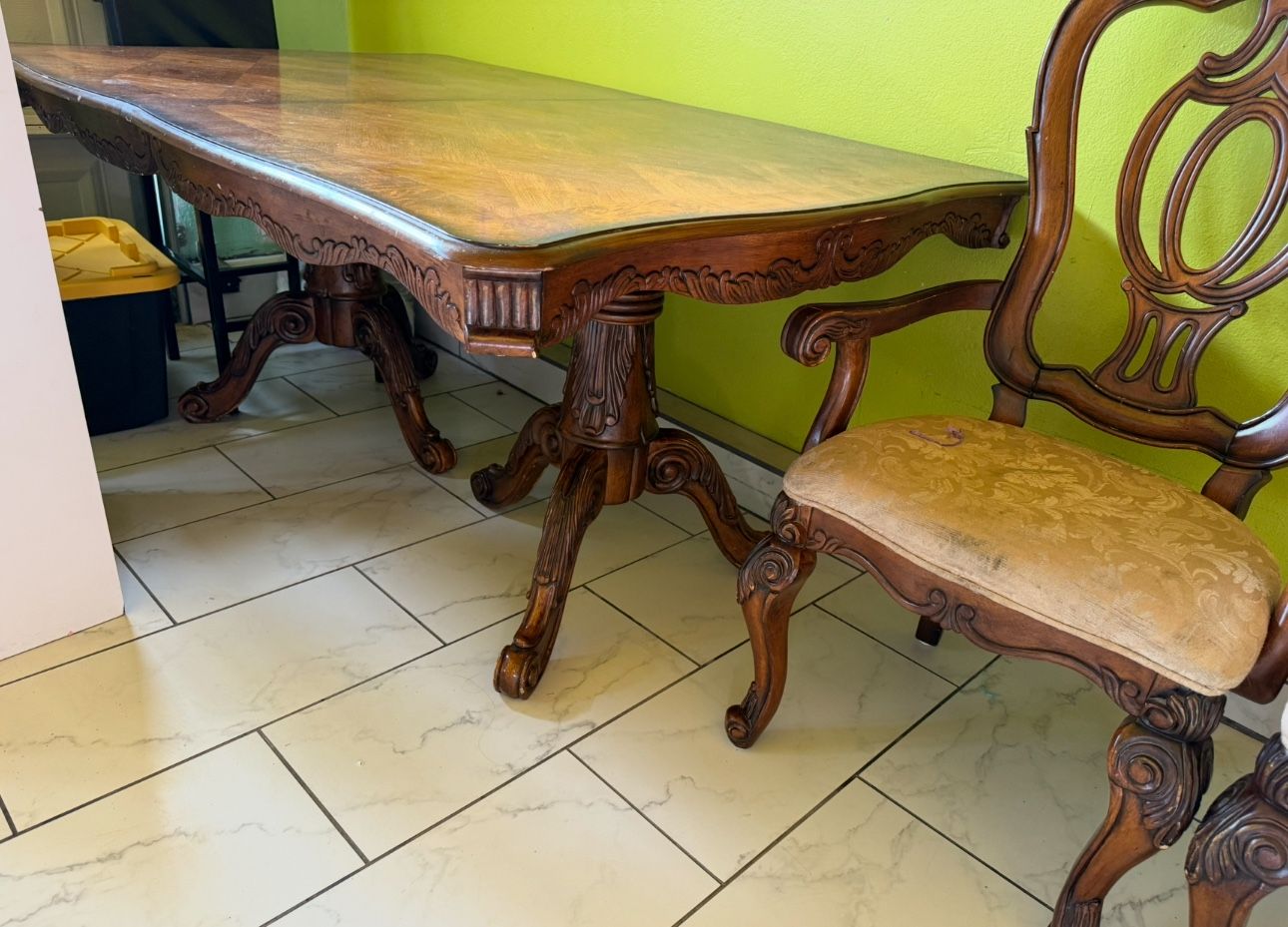 Wood Dining Table And Chairs