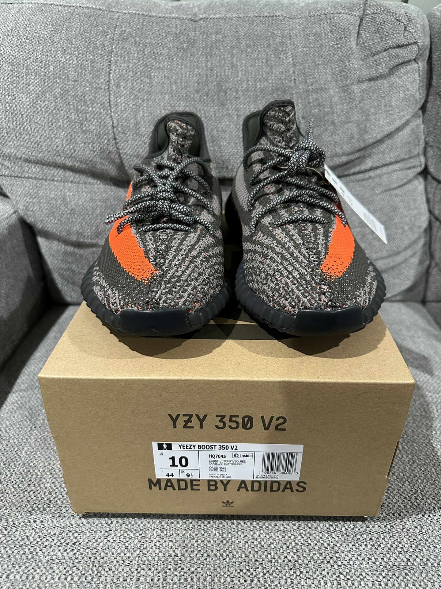 Yeezy Boost 350 V2 Carbon Beluga Sz 10