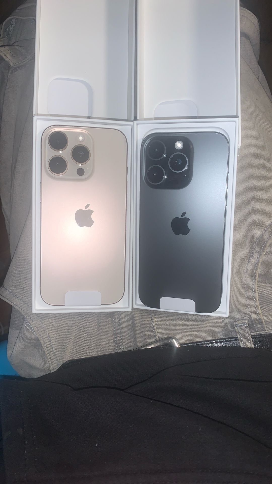 2 BRAND NEW IPHONE 16 Pro’s