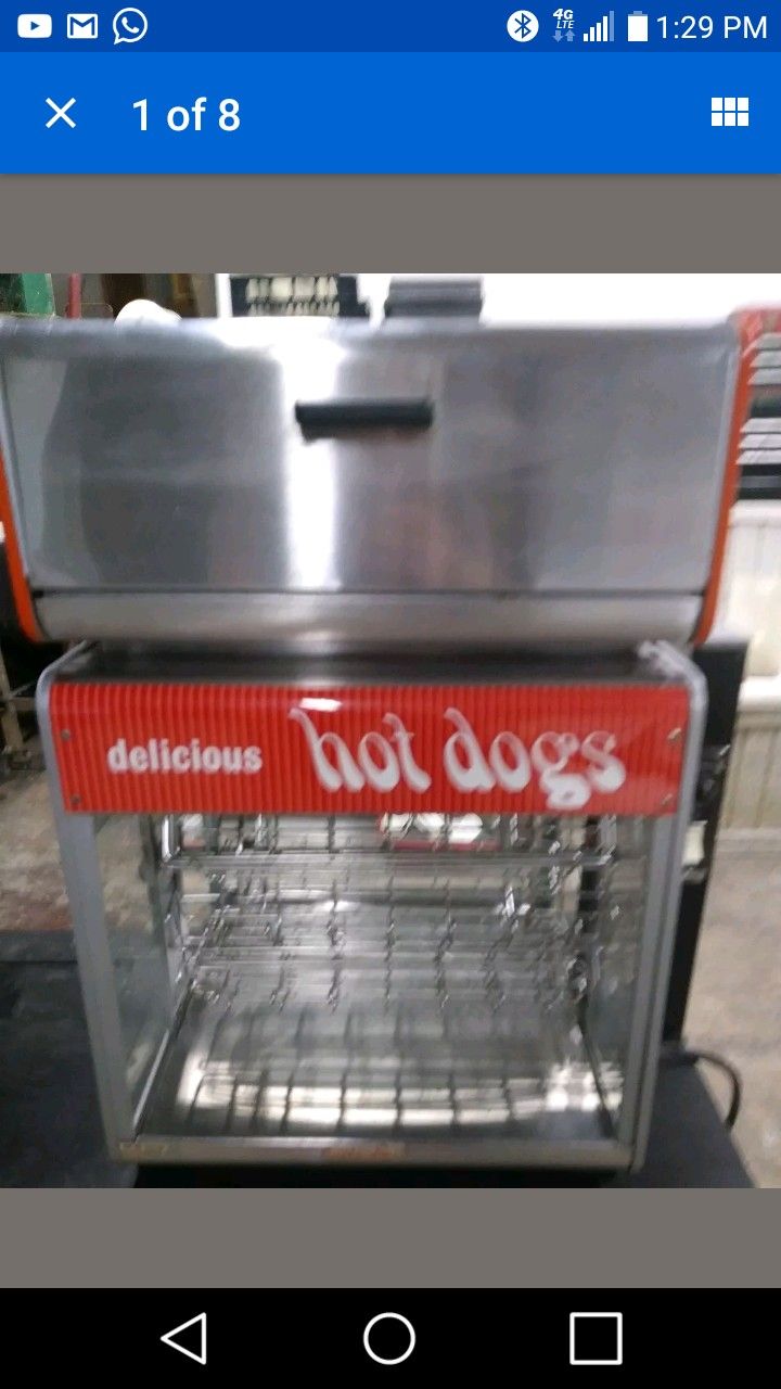 Star 175h hotdog rotisserie machine