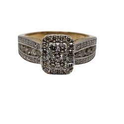 1.00ct Diamond Engagement ring 10k Yellow Gold SR15588