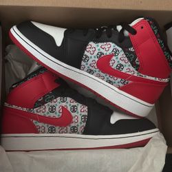 Jordan 1 Mid SE Ugly Christmas Sweater (GS)