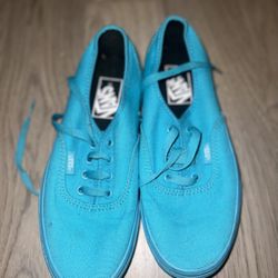 Blue Vans 