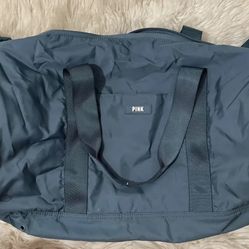 Teal Victoria secret Pink Duffle Bag 