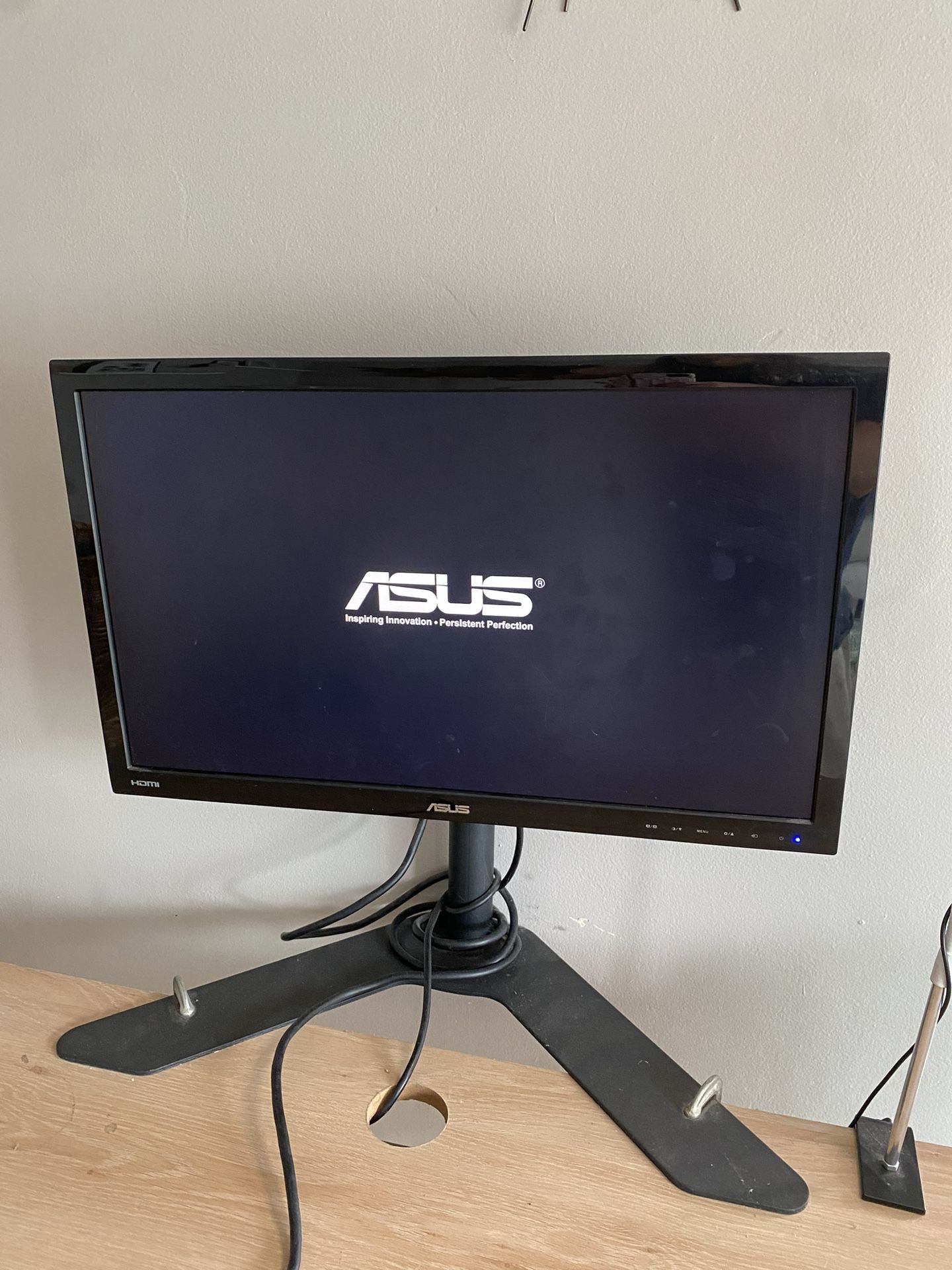 ASUS 22” Monitor w/ Stand + HDMI Cable