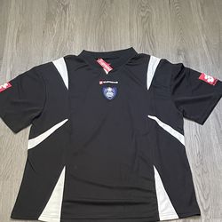Supreme Crest Soccer Jersey Black FW24 - Size Medium