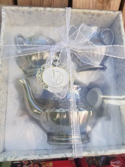 new in box tea set