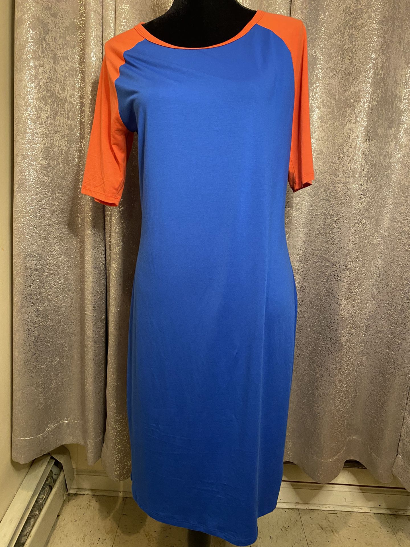 Blue & Orange LuLaRoe Dress