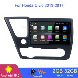Android 10.0 32GB Car Stereo Player GPS Navi Radio For Honda Civic 2013-2017