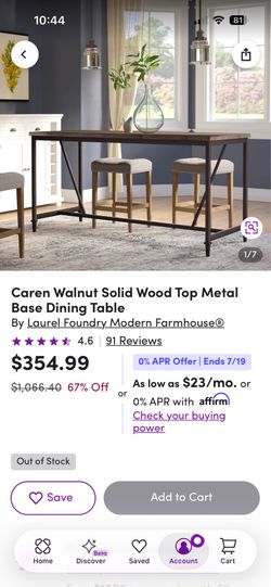Bar top table and stools