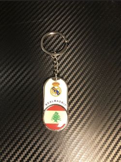 Real Madrid Key-Chain w/Lebanese Flag