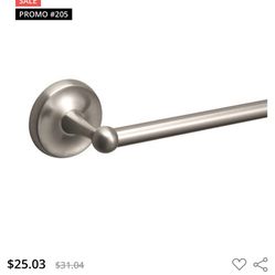 120472 Premier Bayview 18 Inch Towel Bar In Brushed Nickel