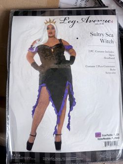 Sea Witch Costume 1X/2X New!!