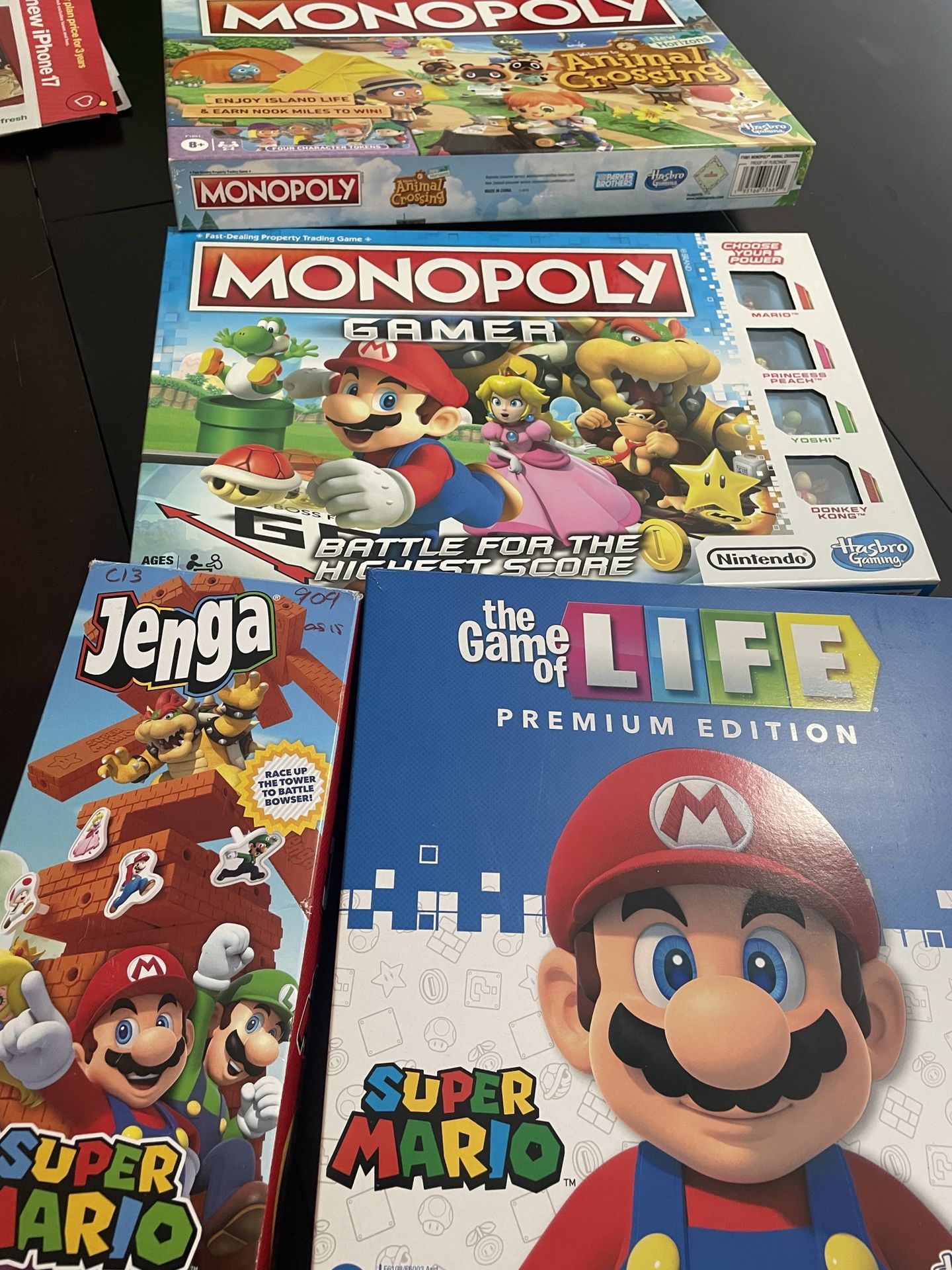 Nintendo Board Games
