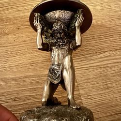 VERONESE DESIGN 9 Inch Greek Titan Atlas Carrying The World