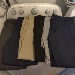 6 Pairs Tommy Hilfiger Dress Pants 40W 32L