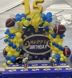 Football Party, Balloon Arch Any Team 