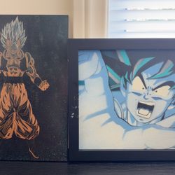 Dragonball Z wall decor and artwork