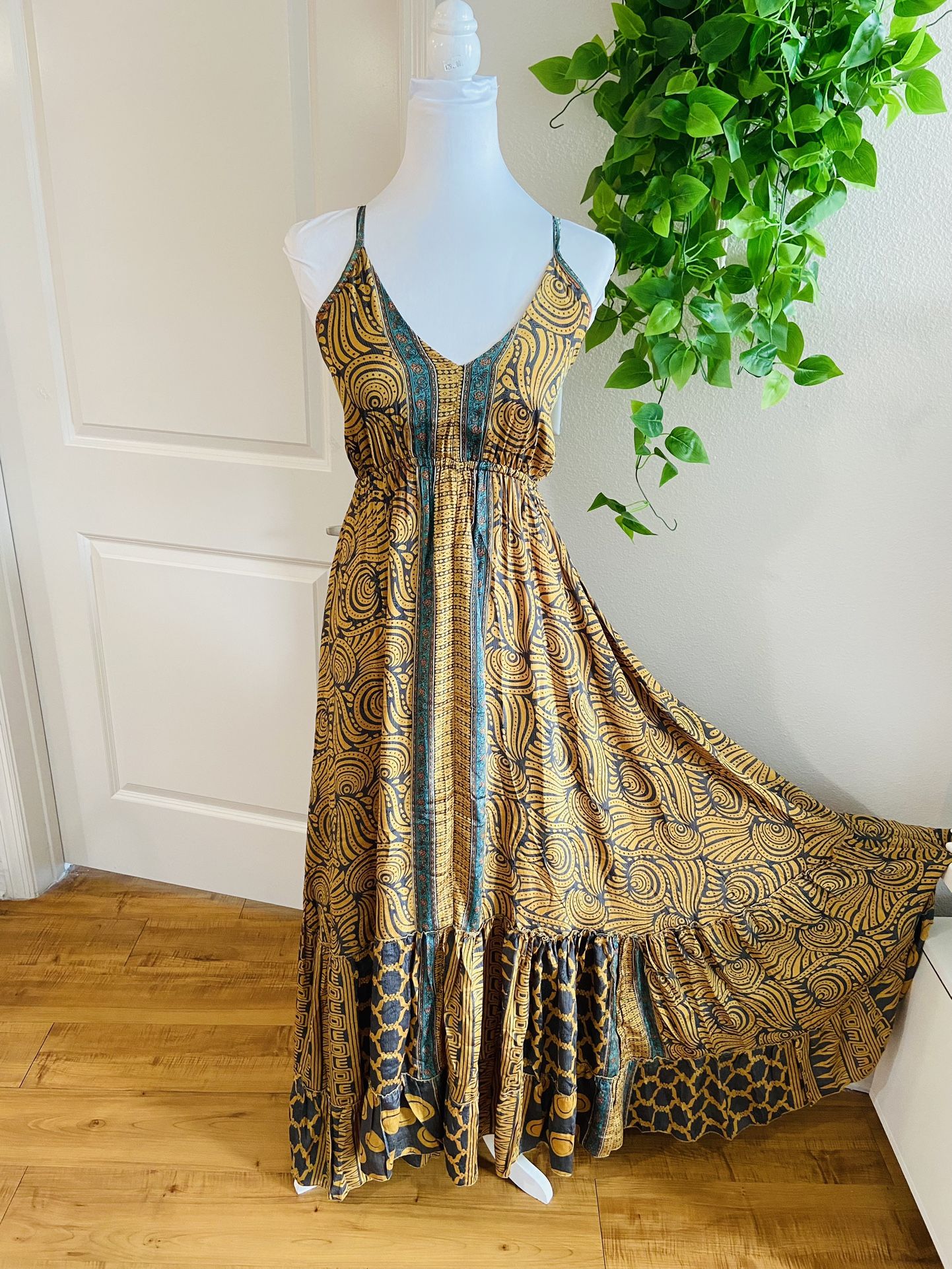 Women Ladies Boho Floral Maxi Dress Cocktail Party Evening Summer Beach Sundress