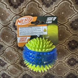 New Dog Light Up Squeaky Ball